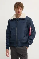 Kurtki męskie - Alpha Industries kurtka bomber B15-3 TT męski kolor granatowy zimowa - miniaturka - grafika 1