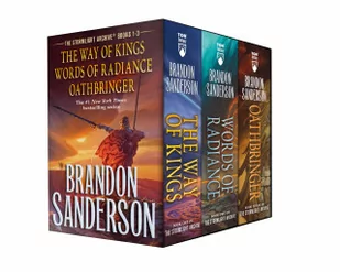 TOR BOOKS Stormlight Archive MM Boxed Set I, Books 1-3: The Way of Kings, Words of Radiance, Oathbringer - Pozostałe książki - miniaturka - grafika 2