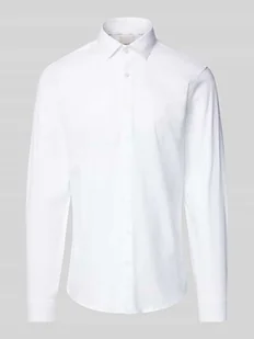 Koszula biznesowa o kroju slim fit z wyhaftowanym logo model ‘Bari’ - Koszule męskie - miniaturka - grafika 1