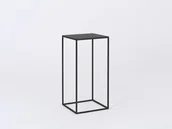 Ławy i stoliki kawowe - Stolik TENSIO METAL 30 czarny - miniaturka - grafika 1