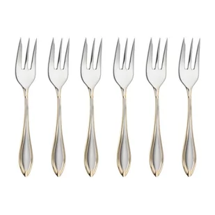 Komplet widelczyków do ciasta 6 sztuk ACAPULCO VILLA ITALIA - Zestawy sztućców - miniaturka - grafika 1