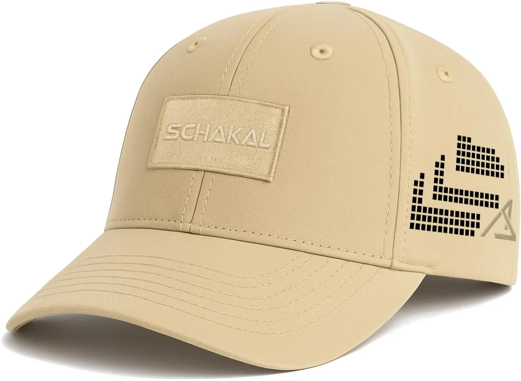 ACE Schakal Czapka z daszkiem - taktyczna czapka z daszkiem dla mężczyzn - sportowa, lekka, wytrzymała i oddychająca - Beżowa II - M-L