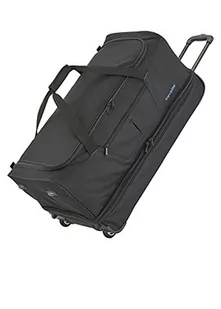 Travelite Basics Torba Podróżna na Kółkach, Pojemność 98 L, Czarny/Niebieski - Torby podróżne - miniaturka - grafika 1