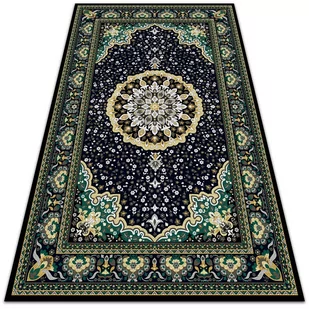 Nowoczesny dywan na balkon wzór Złota mandala 60x90 cm - Dywany - miniaturka - grafika 1