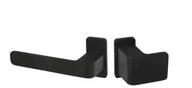 Klamki - Gałko-klamka Wala na krótkim szyldzie H6S26L/G5S50/SK3S34G6 (rękojeść 26 mm, szyld 34 mm) czarna anoda, lewa - miniaturka - grafika 1