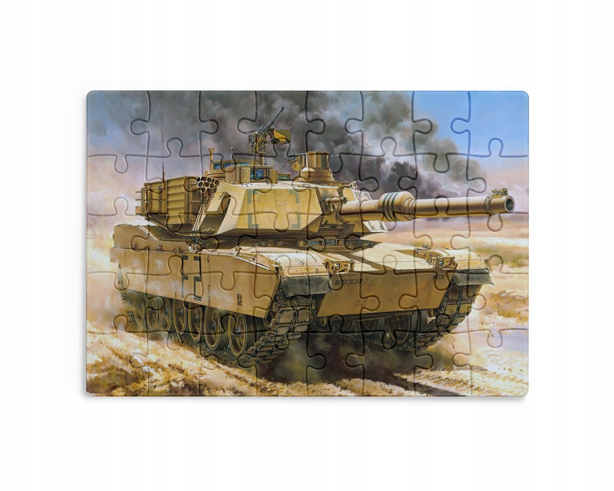 Puzzle 30/70/96/110 Elementów Sublimacja Eko Pudełko Czołgi Różne Grafiki