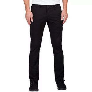 Spodnie męskie - Volcom Męska spodnie frickin Slim Pant materiału męskie spodnie Chino Czarny, czarny A1131601-001 - grafika 1