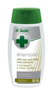 Dr Seidla Dr Seidel Szampon Z Wyciągiem Z Owsa I Aloesu 220Ml - Szampony i odżywki dla psów - miniaturka - grafika 1