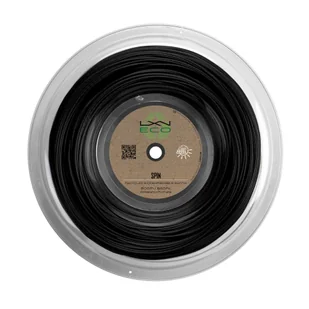 Naciąg tenisowy Luxilon  Eco Spin 125 Reel Black (200 m) - Tenis ziemny - miniaturka - grafika 1