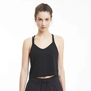 PUMA Damski top studyjny Strappy Tank czarny Puma Black XL - Koszulki i topy damskie - miniaturka - grafika 1