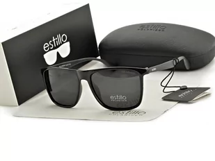 ESTILLO Przeciwsłoneczne męskie okulary z polaryzacją EST-408-1 Estillo EST-408-1 - Okulary przeciwsłoneczne - miniaturka - grafika 1