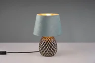 Lampy stojące - Trio Leuchten Klasyczna lampa stołowa zielona 35 cm - Betty - miniaturka - grafika 1