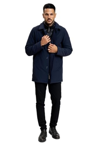 ICEPORT Płaszcz Zimowy Mężczyzna Wyściełana Kurtka Męska