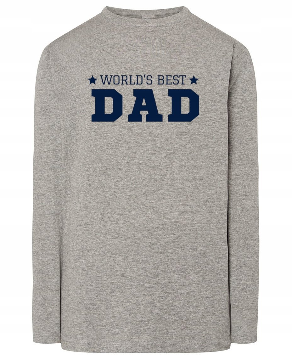 Longsleeve męski nadruk Najlepszy Tata r.M