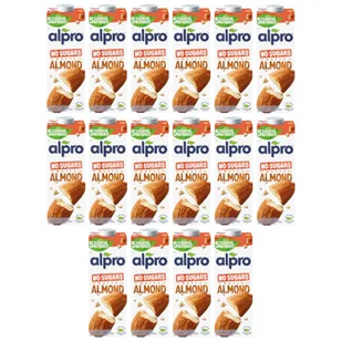 Alpro Napój Migdałowy bez cukru Zestaw 16 x 1 l - żywność - Napoje roślinne - miniaturka - grafika 1