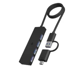 Huby USB - ICY BOX Hub 4 portowy 4x USB-A - miniaturka - grafika 1