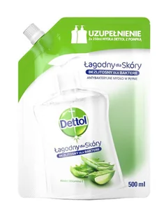 Dettol, antybakteryjne mydło w płynie, aloes i witamina E, wkład uzupełniający, 500 ml Duży wybór produktów | Dostawa kurierem DHL za 8.90zł !!!| Szybka wysyłka do 2 dni roboczych! | 7080957 - Dezynfekcja - miniaturka - grafika 2