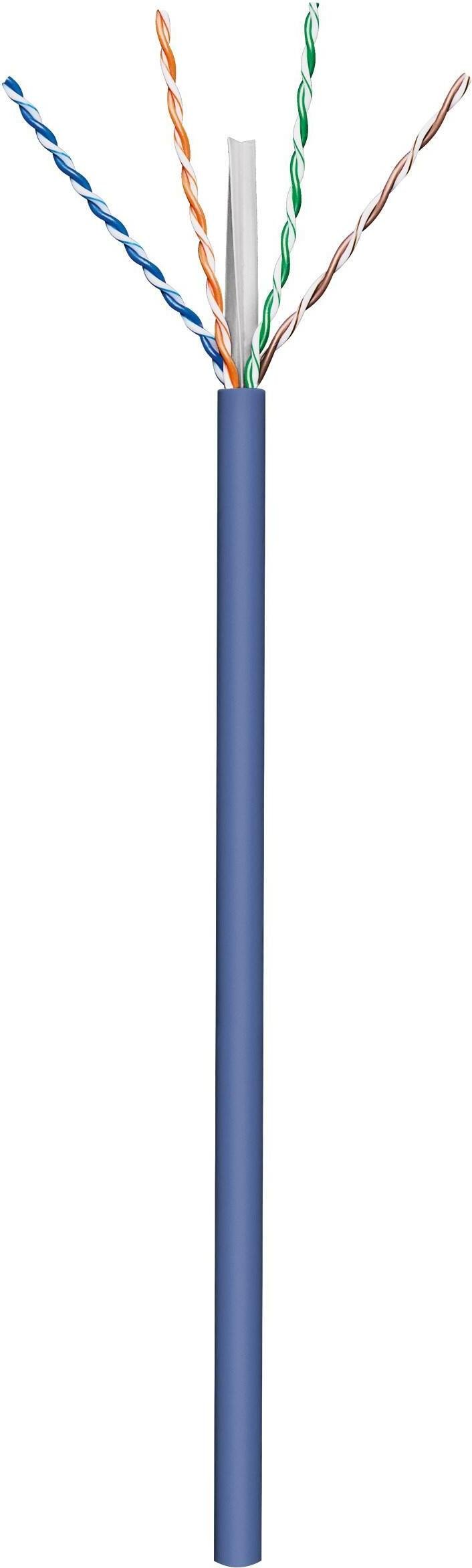 Kabel sieciowy CAT 6A, U/UTP, niebieski