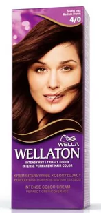 Wella Wellaton 4/0 średni brąz - Farby do włosów i szampony koloryzujące - miniaturka - grafika 1