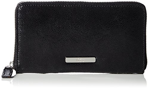 s.Oliver (Bags) 31.511.93.3058 portfel damski 19 x 11 x 1 cm (szer. x wys. x głęb.), czarny - Schwarz Black 9999-19x11x1 cm (B x H x T)