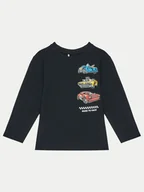 Bluzki damskie - NAME IT Bluzka 13238369 Czarny Regular Fit - miniaturka - grafika 1