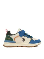 Buty dla chłopców - U.S. Polo Assn. Sneakersy EO-ALEX001K/6TY1 Écru - miniaturka - grafika 1
