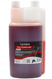 CEDRUS MIX 1L 1000ML 2-SUW OLEJ SILNIKOWY DO BENZYNY MIESZANKI PALIWOWEJ do silników dwusuwowych  Kos Pilarek Dmuchaw Podkaszarek Nożyc Sekatorów Opryskiwaczy itp.do silników dwusuwowych - Oleje silnikowe - miniaturka - grafika 5