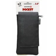 Torby fotograficzne i futerały - SWISSTEN Czarne Etui saszetka na telefon 6,8” POCKET - miniaturka - grafika 1