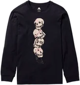 Koszulki męskie - t-shirt BURTON REWIND LS TEE True Black - miniaturka - grafika 1