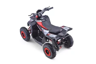 Quad Highper na akumulator Czerwony 35km/h + Silnik bezszczotkowy 1000W + Koła pompowane + Regulacja siedzenia - Tory, garaże, parkingi - miniaturka - grafika 2