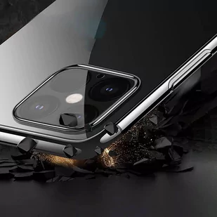 Clear Color case żelowy pokrowiec etui z metaliczną ramką iPhone 13 mini niebieski - Etui i futerały do telefonów - miniaturka - grafika 4