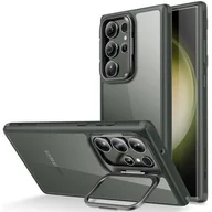 Etui i futerały do telefonów - ESR Classic Kickstand do Samsung Galaxy S23 Ultra Przezroczysto-zielony - miniaturka - grafika 1