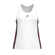 Koszulki sportowe damskie - Damski podkoszulek Head CLUB 25 TECH Tank Top Women Red/White M - miniaturka - grafika 1