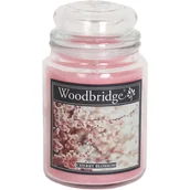 Świece - Woodbridge świeca zapachowa w słoju duża 2 knoty 565 g - Cherry Blossom - miniaturka - grafika 1