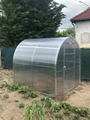 Szklarnie ogrodowe - szklarnia GRETA 6x2m łuk, poliwęglan - miniaturka - grafika 1