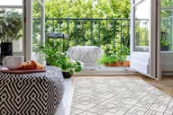 Dywany - Dywan SZNURKOWY SIZAL FLAT 48731960 Kwadraty, romby, geometryczny krem / szary beżowy 120x170 cm - miniaturka - grafika 1