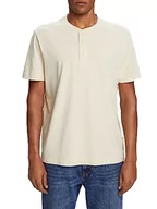 Koszulki męskie - ESPRIT T-shirt męski, 050/pastelowy szary, L - miniaturka - grafika 1