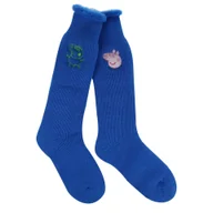 Skarpetki dla dzieci - Regatta Skarpety dziecięce Świnka Peppa 2-pak Niebieski, Nylon, Rozmiar: 35.5-38.5 - miniaturka - grafika 1