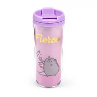 Kubki dla dzieci - Thumbs up Thumbs up Kubek plastikowy podróżny Pusheen - miniaturka - grafika 1