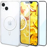 Etui i futerały do telefonów - Etui Do Iphone 14 | Pancerne Clear Case | Obudowa +Szkło Hartowane - miniaturka - grafika 1