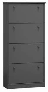 Szafka na buty drewniana nr1 szara - Szafki na buty - miniaturka - grafika 1