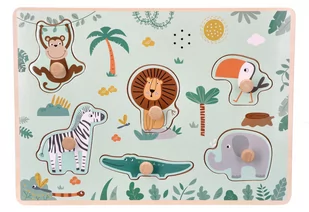 Puzzle dźwiękowe- safari - Łamigłówki - miniaturka - grafika 1