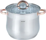 Garnki - Klausberg KLAUSBERG GARNEK GASTRO Z POKRYWĄ 22cm 7L KB-7792 - miniaturka - grafika 1