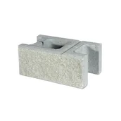 Akcesoria do ogrodzeń - Bloczek murkowy JONIEC® - GORC® GM Silver 38 x 22 x 16 cm - miniaturka - grafika 1