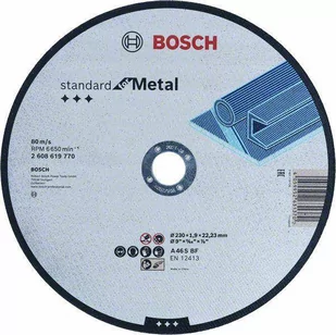 Bosch tarcza tnąca do cięcia metalu 230x1,9x22,2 mm Standard for Metal 2608619770 - Tarcze do pił - miniaturka - grafika 1