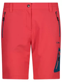 Spodnie sportowe damskie - CMP Szorty funkcyjne w kolorze czerwonym - grafika 1