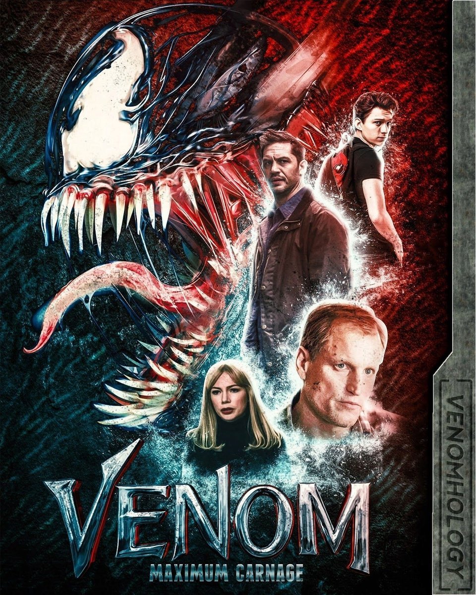 PODKŁADKA POD MYSZ Nadruk 22x18 cm VENOM Let There Be Carnage Tekst Prezent