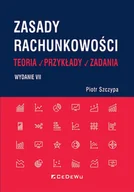 Podręczniki dla szkół wyższych - Zasady rachunkowości - teoria, przykłady i zadania. Wyd. VII - Piotr Szczypa - książka - miniaturka - grafika 1