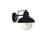 Lampy ogrodowe - Kinkiet zewnętrzny WILDA 1xE27/60W/230V IP44 czarny - miniaturka - grafika 1