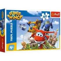 Trefl puzzle Lot dookoła świata, Super Wings - Puzzle - miniaturka - grafika 1